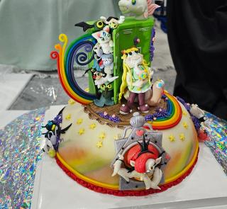 2024년 국제요리&제과경연대회 수상 작품 - 마지팬 케이크