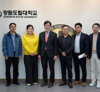 중국 자공배락직업기술학교, 강원도립대학교 내방…