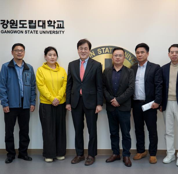중국 자공배락직업기술학교, 강원도립대학교 내방…